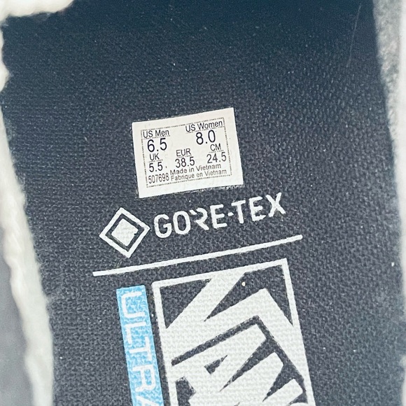 VANS Half Cab Gore-Tex MTE-3 Mid Men’s 6.5 / Women’s 8 New Black New $180 - Picture 7 of 8
